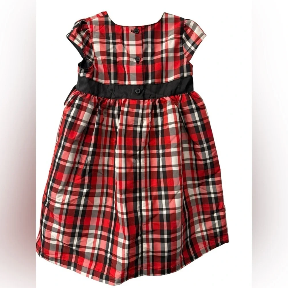 Carter's Red & Black lined Toddler Dress NWOT Size 3 T perfect for the Holidays